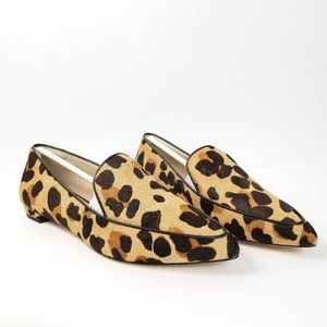 Cole Haan Leopard/Jaguar Calfhair Brie Skimmer Flats